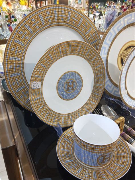 hermes porcelain tray|hermes dinnerware sets.